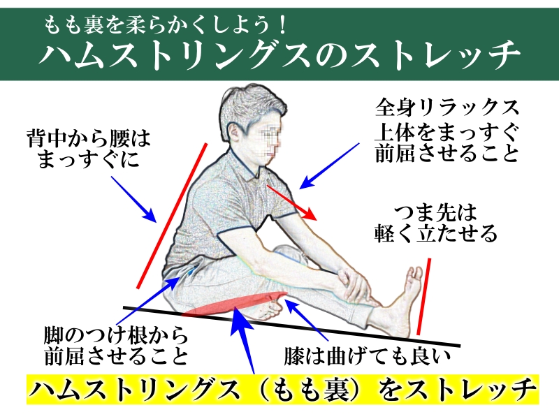 ハムストリングスストレッチ
