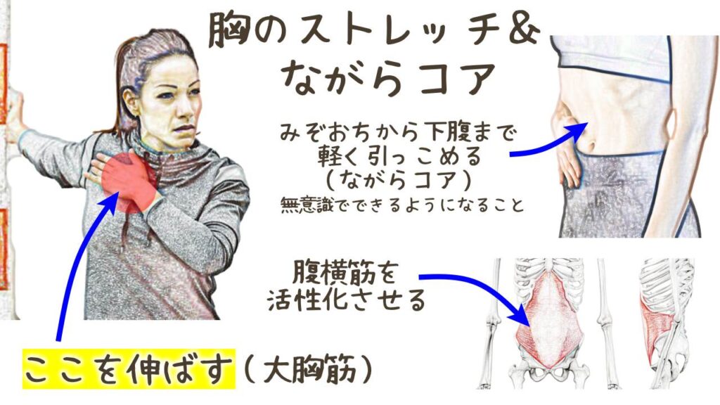 大胸筋ストレッチ